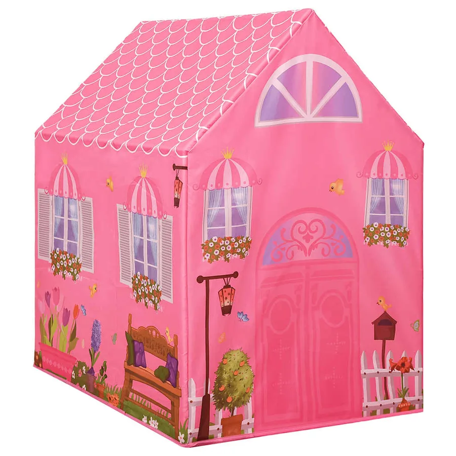 Tente de jeu pour enfants Rose 69x94x104 cm - 5