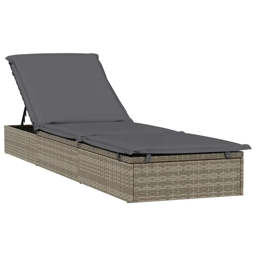 Transat 1 pc avec table noir résine tressée - 14