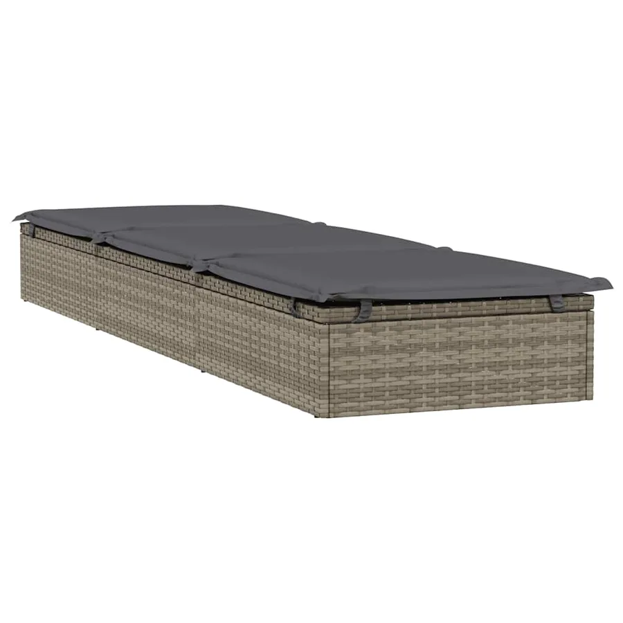 Transat 1 pc avec table noir résine tressée - 16