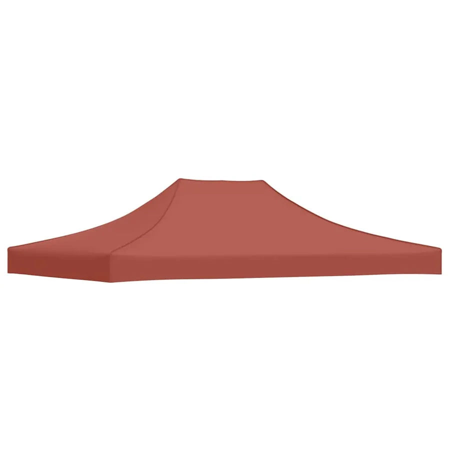Toit de tente de réception 4x3 m Terre cuite 270 g/m² - 2