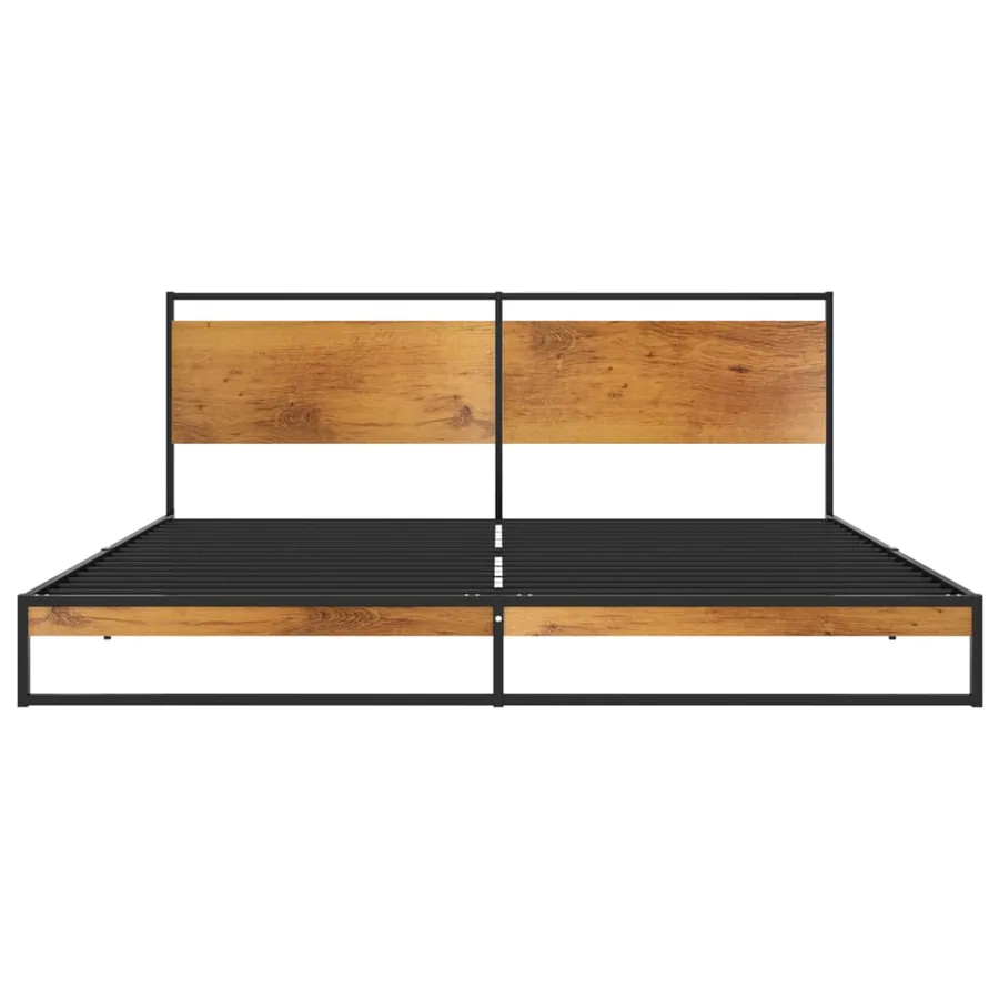 Cadre de lit sans matelas métal 180x200 cm - 3