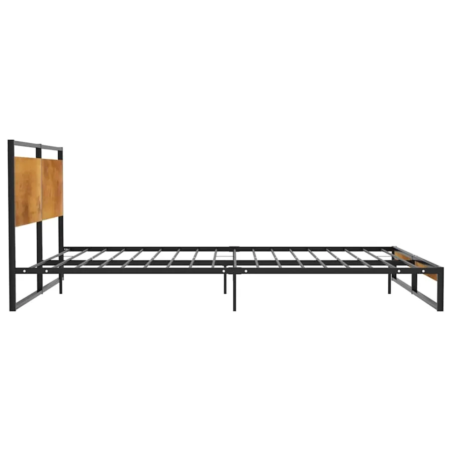 Cadre de lit sans matelas métal 180x200 cm - 4