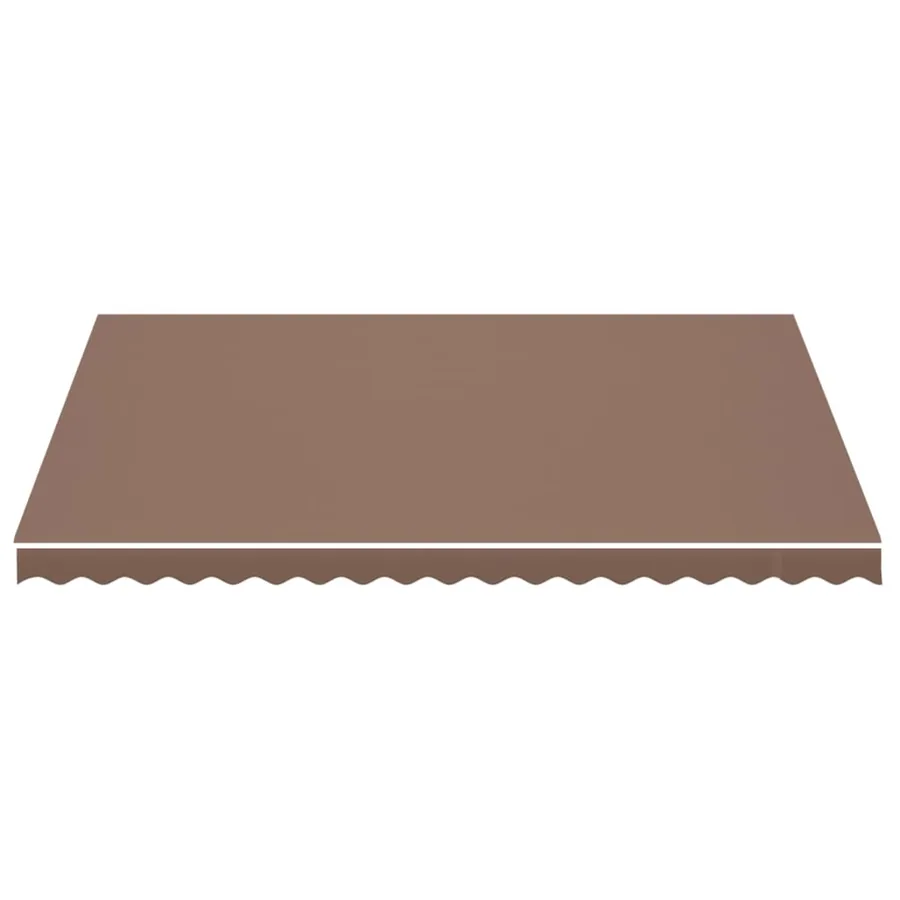 Tissu de remplacement pour auvent marron 4,5x3,5 m polyester - 3