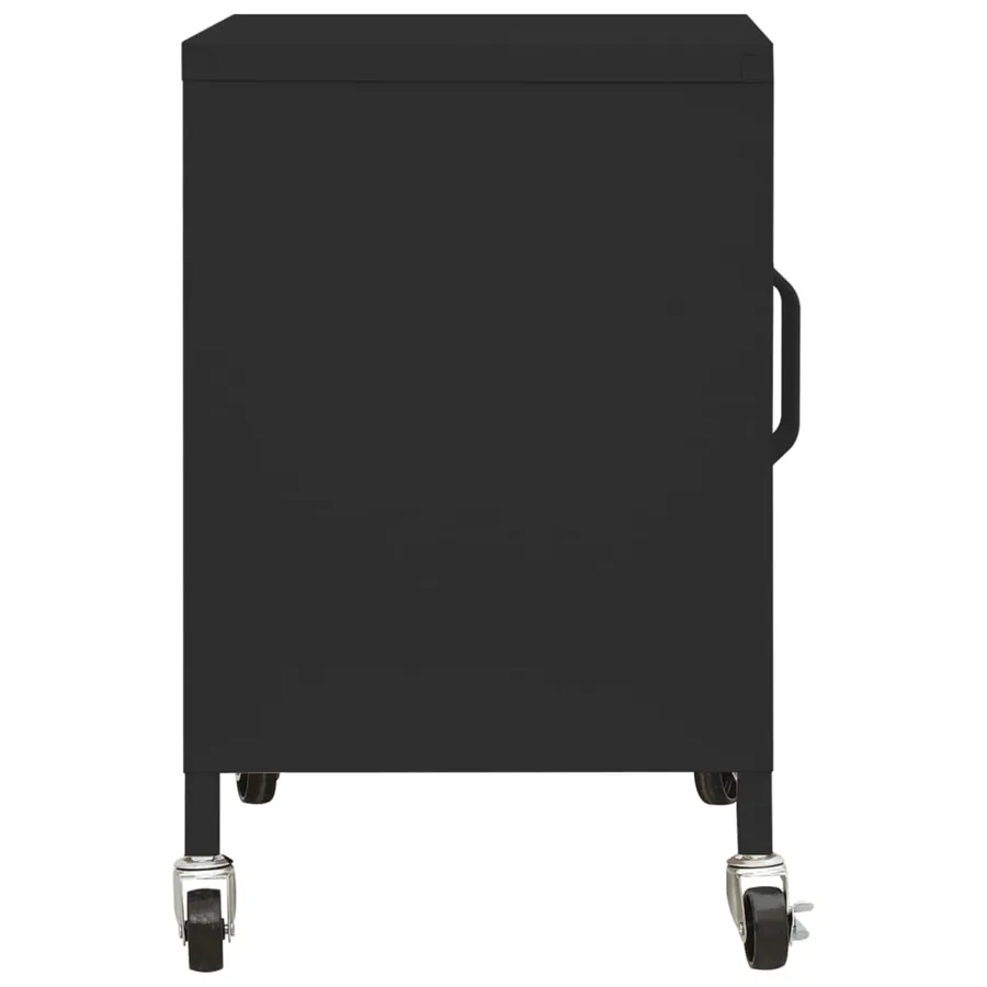 Armoire de rangement Noir 60x35x56 cm Acier - 4