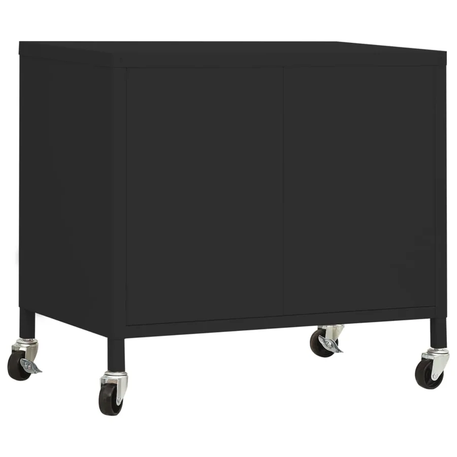 Armoire de rangement Noir 60x35x56 cm Acier - 5