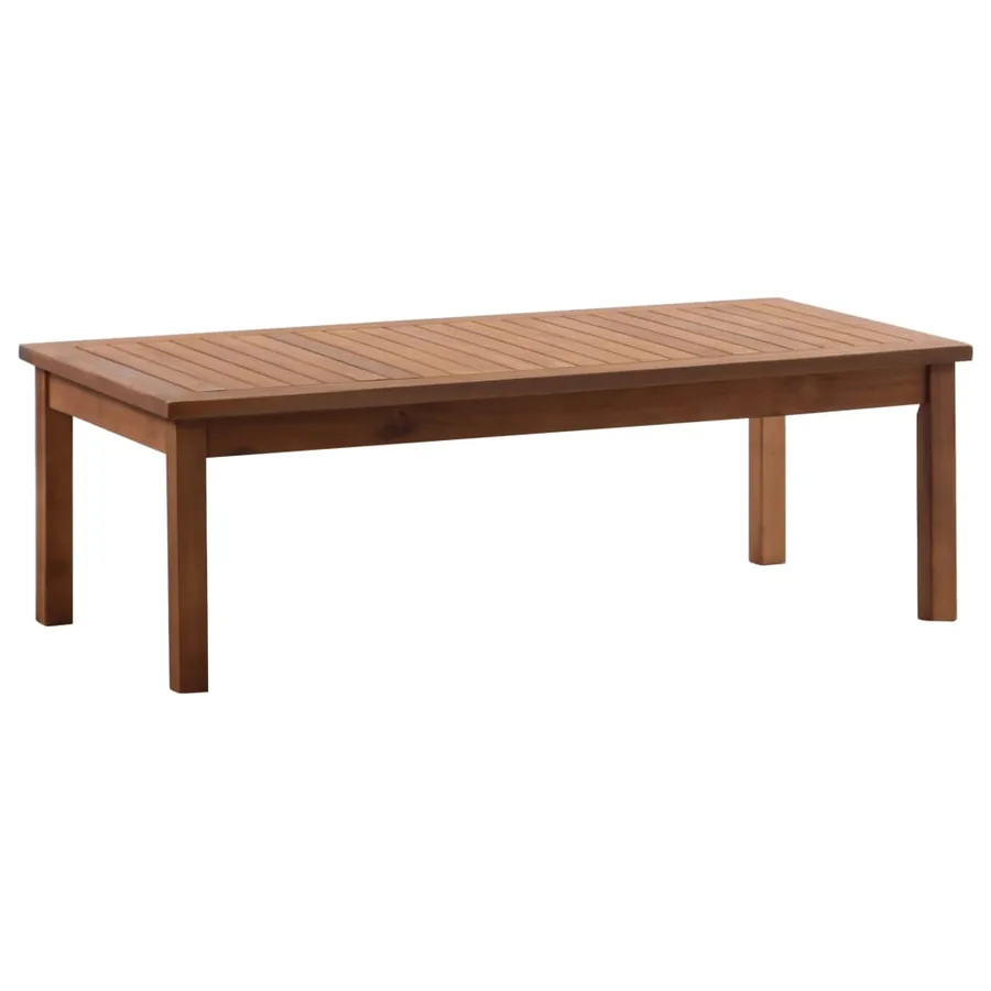 Salon de jardin 4 pcs Bois d'acacia solide - 7