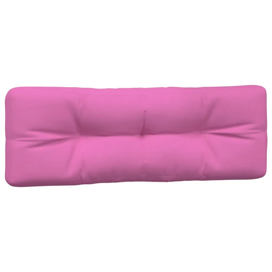 Coussins de palette lot de 2 rose tissu - 4