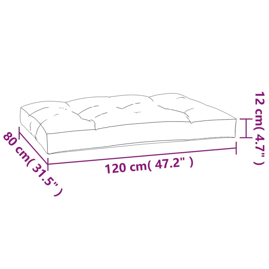 Coussins de palette lot de 2 rose tissu - 9