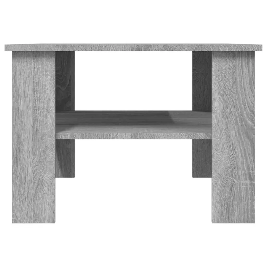 Table basse Sonoma gris 60x60x42 cm Bois d'ingénierie - 4