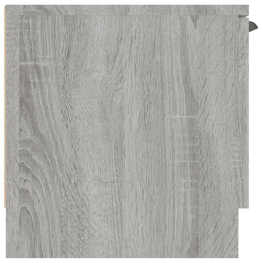 Meuble TV Sonoma gris 102x35x36,5 cm Bois d'ingénierie - 8