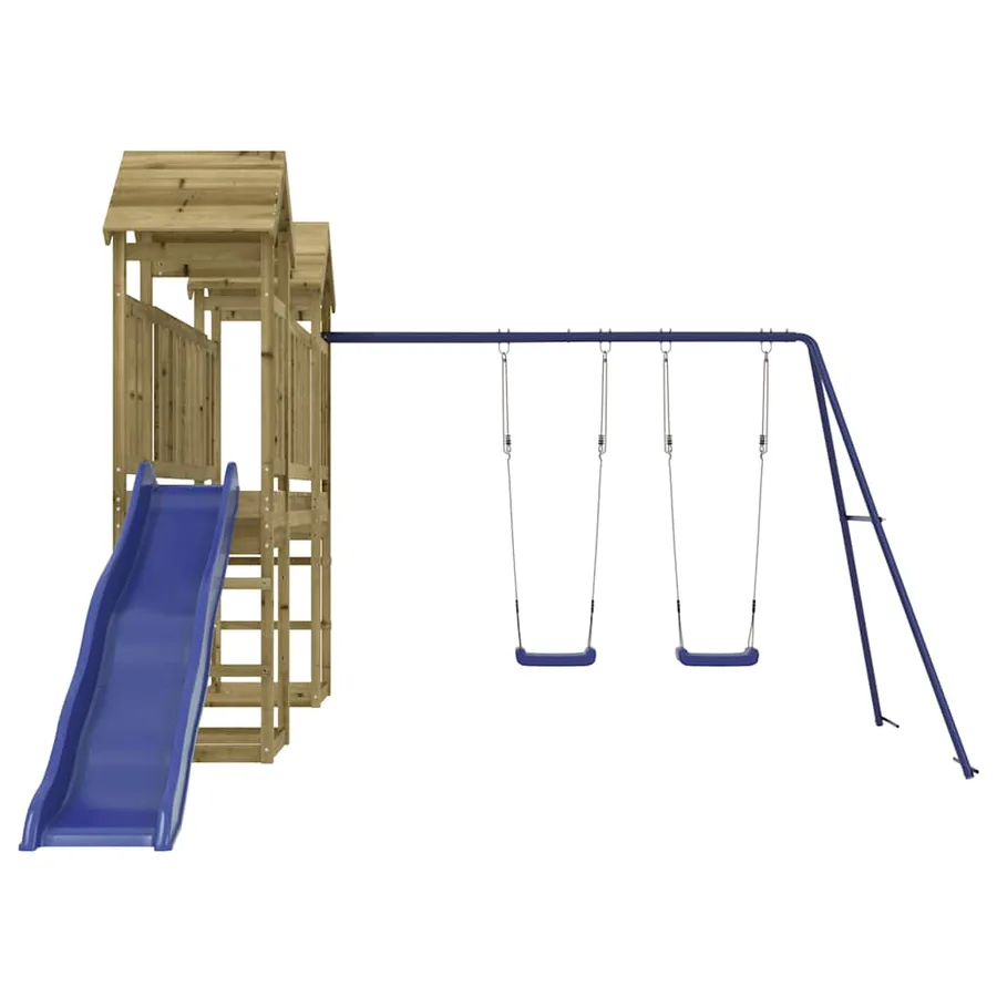 Aire de jeux d'extérieur bois de pin imprégné - 4