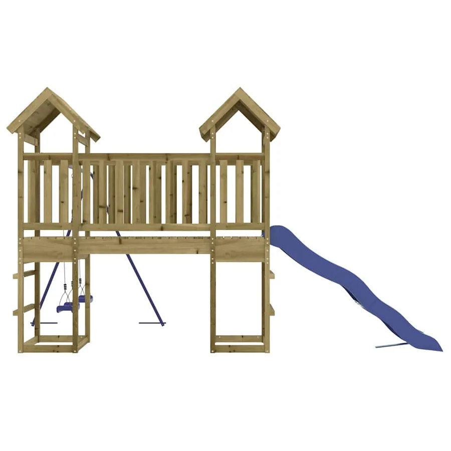 Aire de jeux d'extérieur bois de pin imprégné - 5