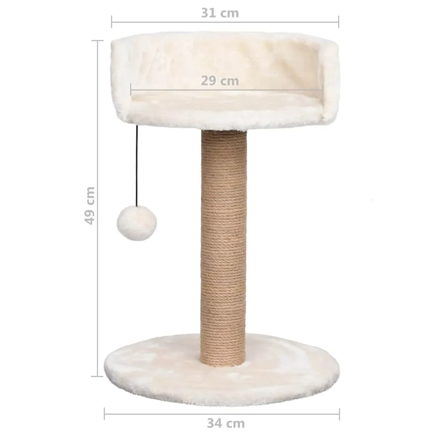 Arbre à chat avec griffoirs 49 cm Herbiers marins - 8