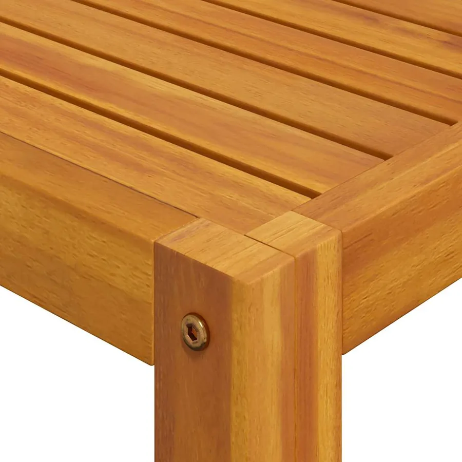 Table basse 68x68x29 cm Bois d'acacia solide - 7
