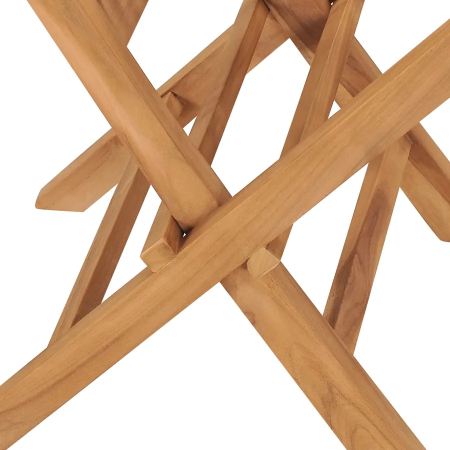 Chaises pliables de jardin lot de 6 Bois de teck solide - 7