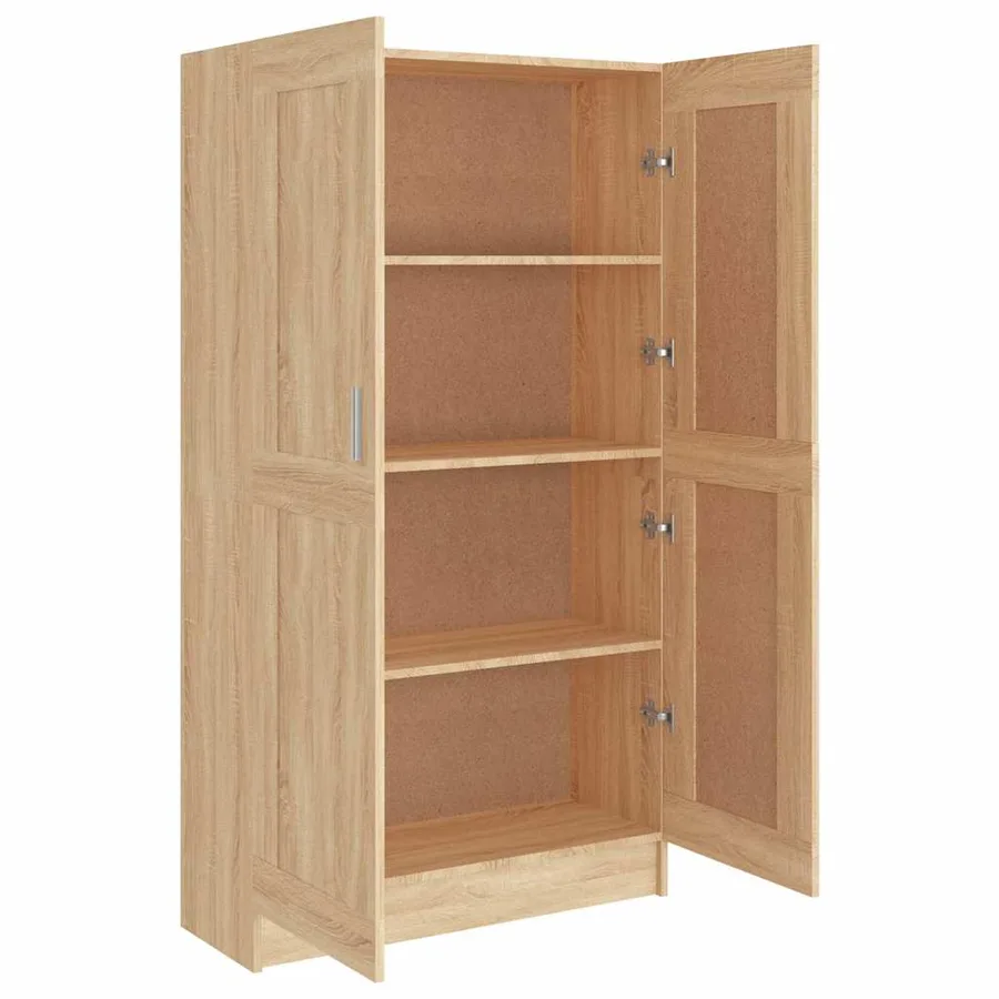 Bibliothèque Chêne sonoma 82,5x30,5x150 cm Bois d’ingénierie - 5