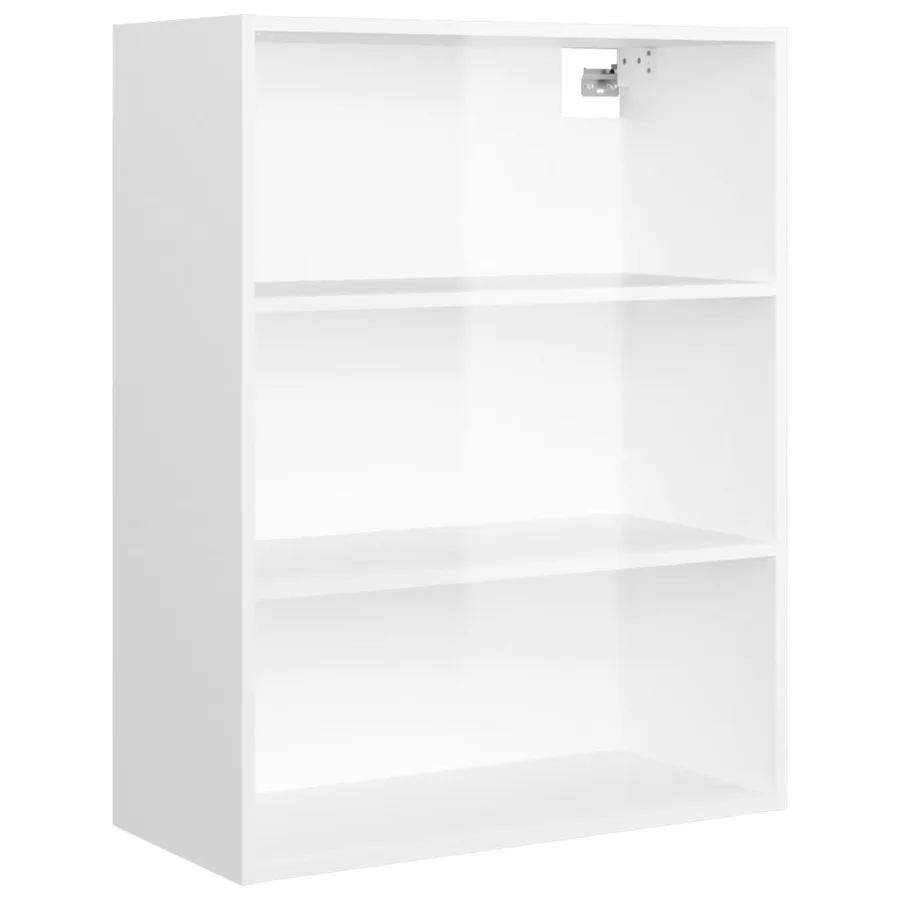 Armoire murale suspendue Blanc brillant 69,5x32,5x90 cm - 2