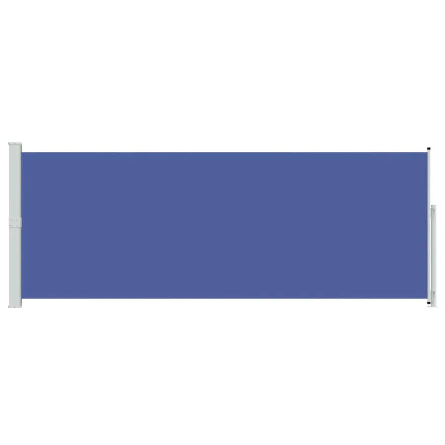 Auvent latéral rétractable de patio 180x500 cm Bleu - 4