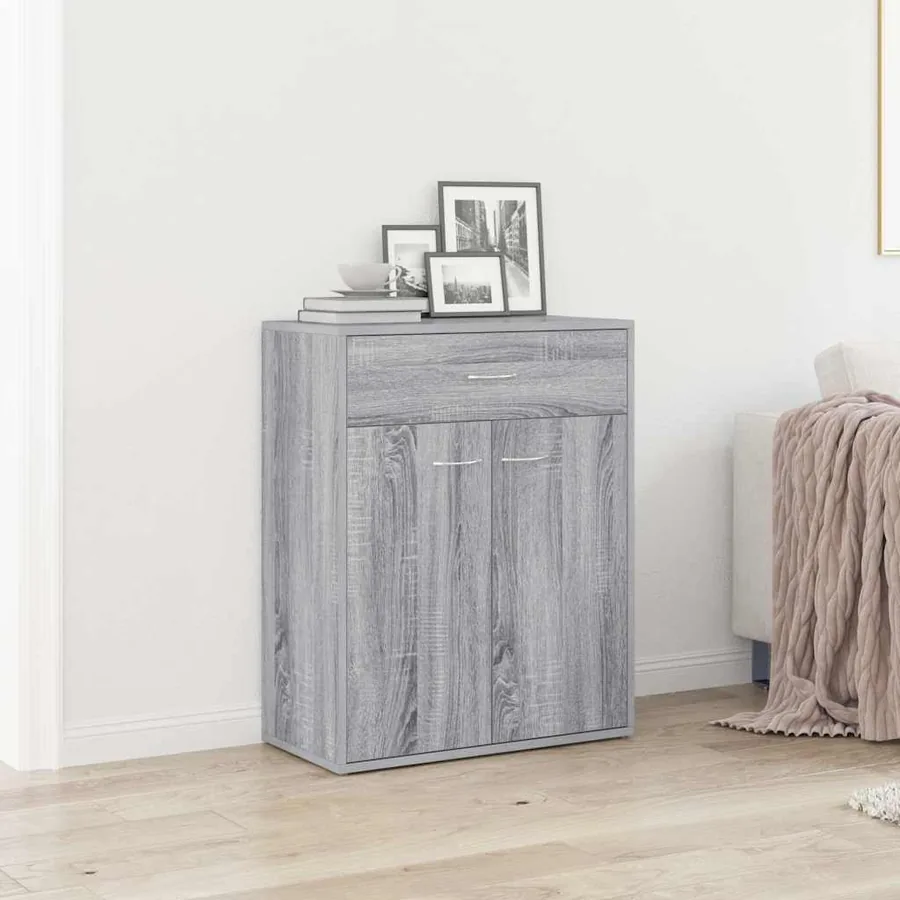 Buffet Sonoma gris 60x30x75 cm Bois d'ingénierie
