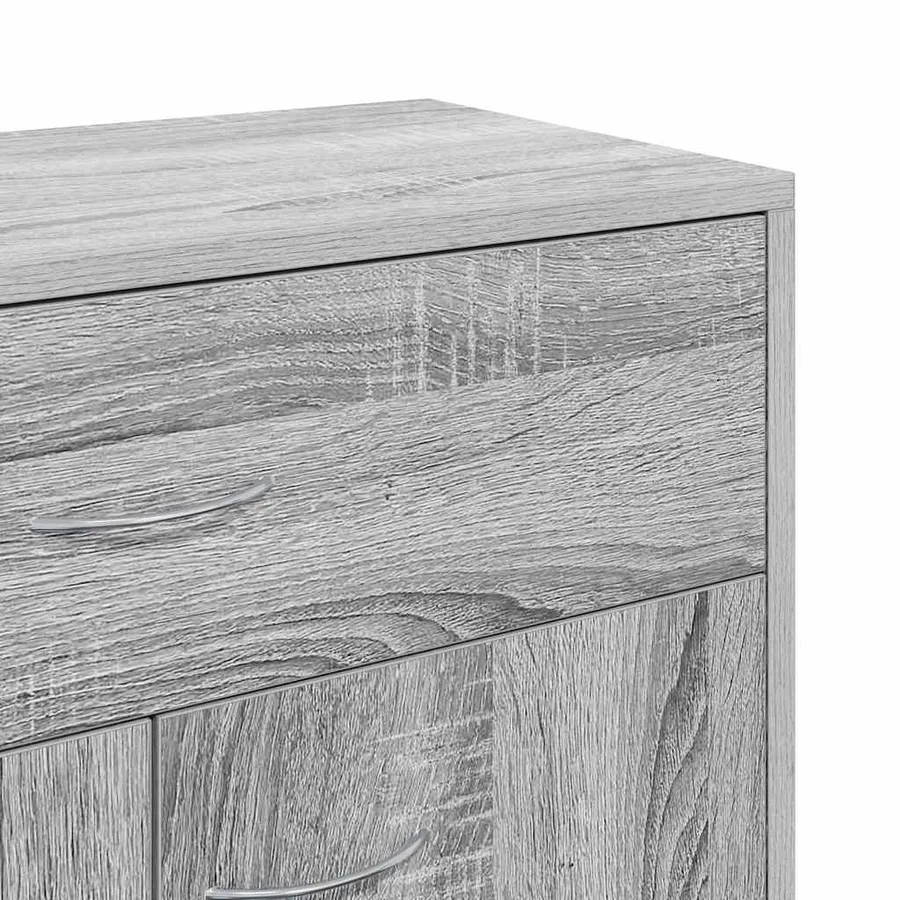 Buffet Sonoma gris 60x30x75 cm Bois d'ingénierie - 10