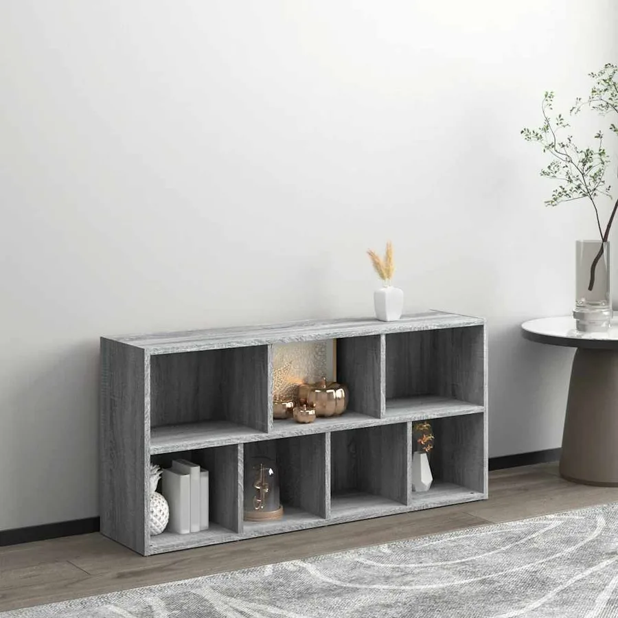 Armoire à livres Sonoma gris 50x25x106 cm - 3