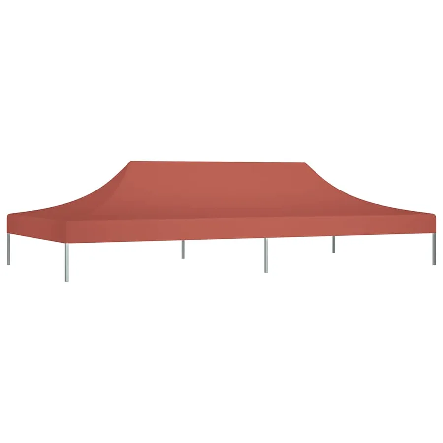 Toit de tente de réception 6x3 m Terre cuite 270 g/m² - 2