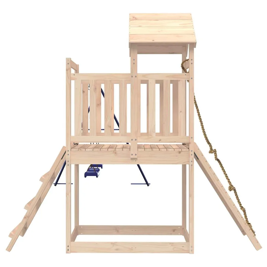 Aire de jeux d'extérieur bois de pin massif - 5