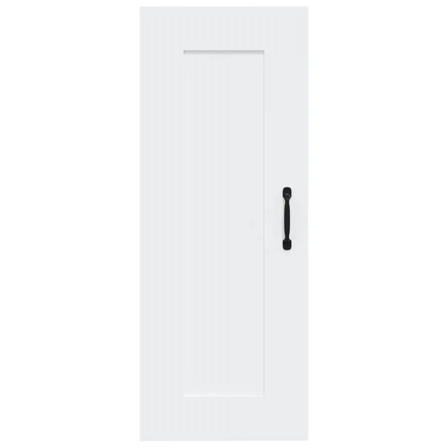 Armoire suspendue Blanc 35x34x90 cm Bois d'ingénierie - 5
