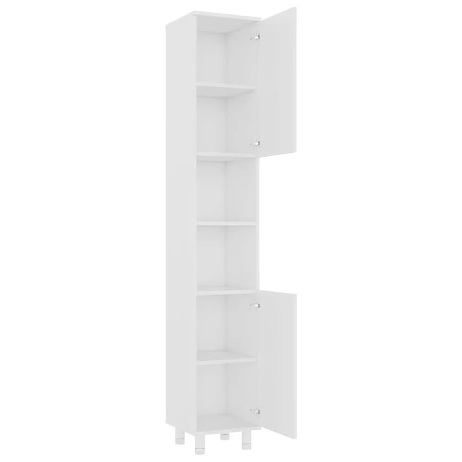 Ensemble de meubles de salle de bain 3pcs Blanc Bois ingénierie - 10