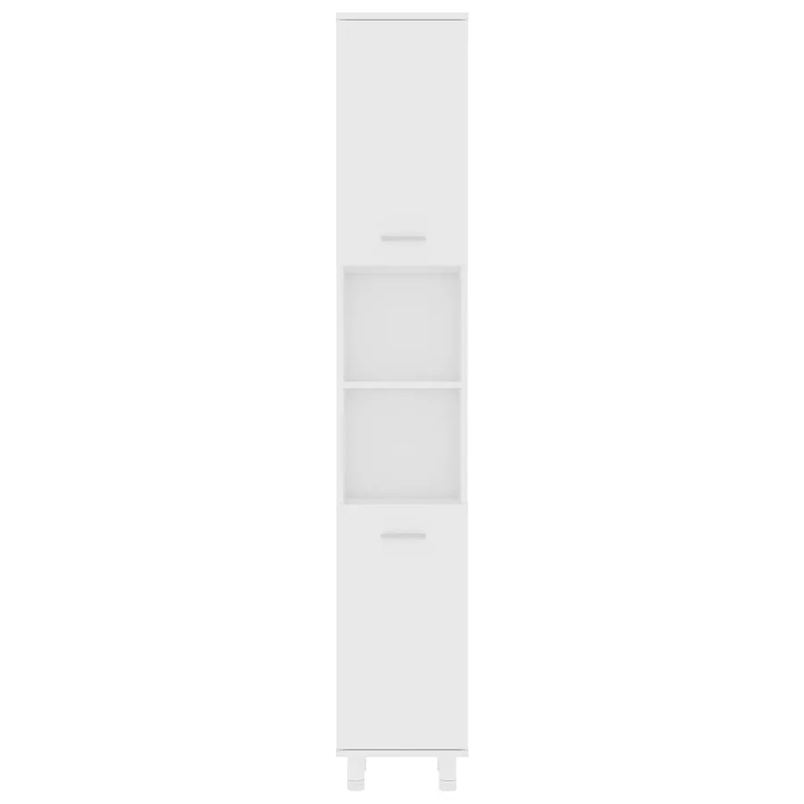 Ensemble de meubles de salle de bain 3pcs Blanc Bois ingénierie - 11