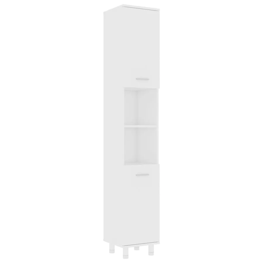 Ensemble de meubles de salle de bain 3pcs Blanc Bois ingénierie - 8