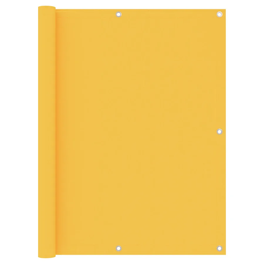 Écran de balcon Jaune 120x300 cm Tissu Oxford