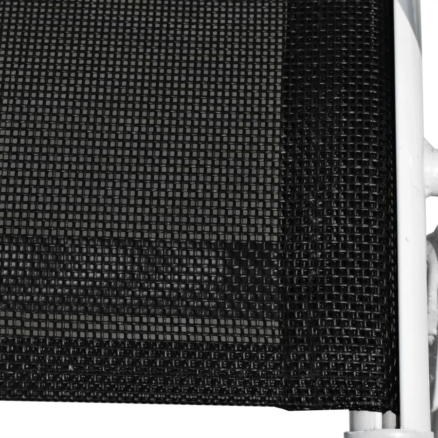 Ensemble de bistro 3 pcs Acier Noir - 9