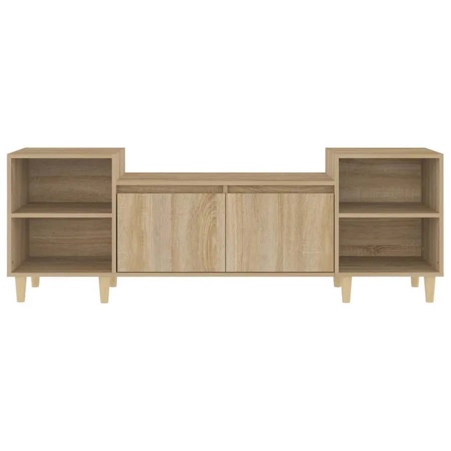 Meuble TV Chêne sonoma 160x35x55 cm Bois d'ingénierie - 6