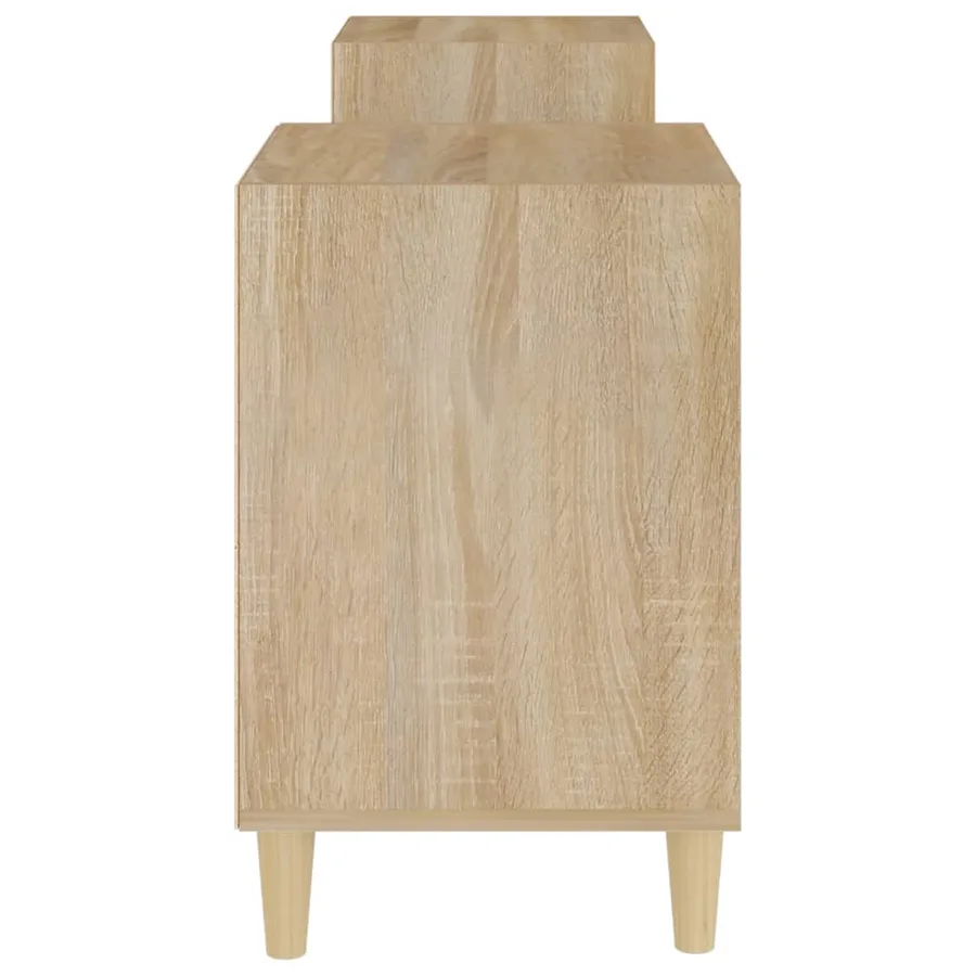 Meuble TV Chêne sonoma 160x35x55 cm Bois d'ingénierie - 8