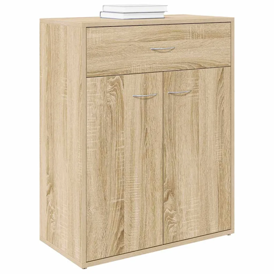 Buffet Chêne sonoma 60x30x75 cm Bois d'ingénierie - 3