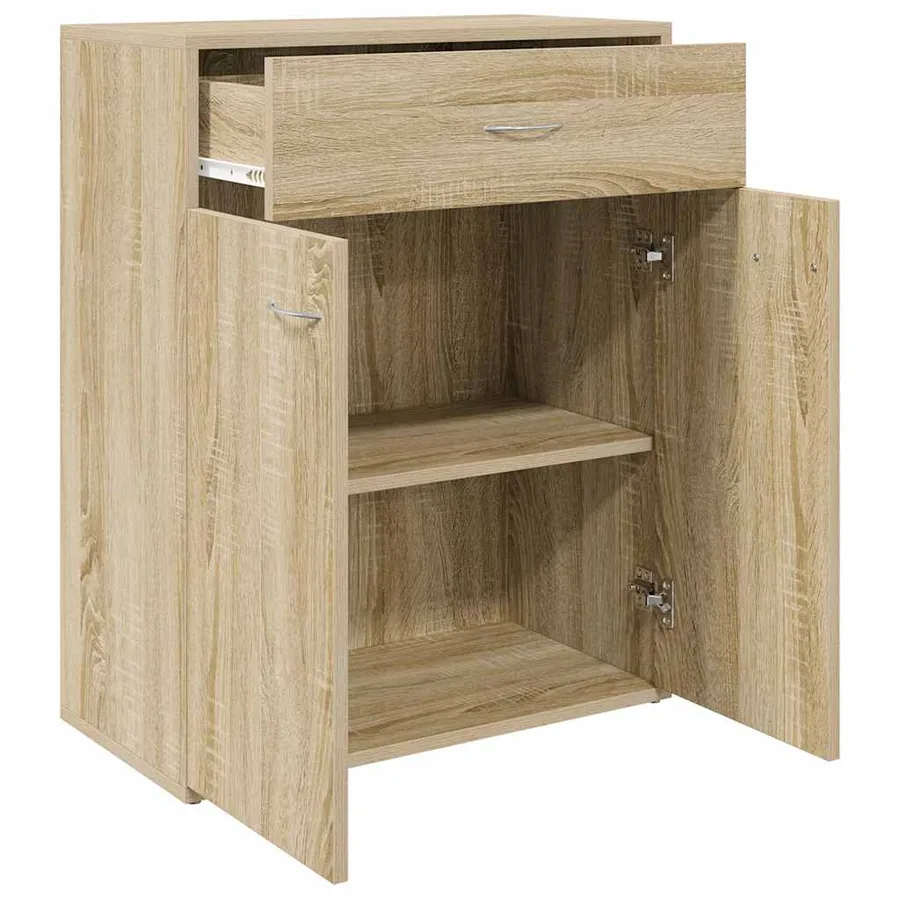 Buffet Chêne sonoma 60x30x75 cm Bois d'ingénierie - 4