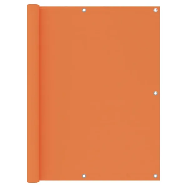 Écran de balcon Orange 120x400 cm Tissu Oxford