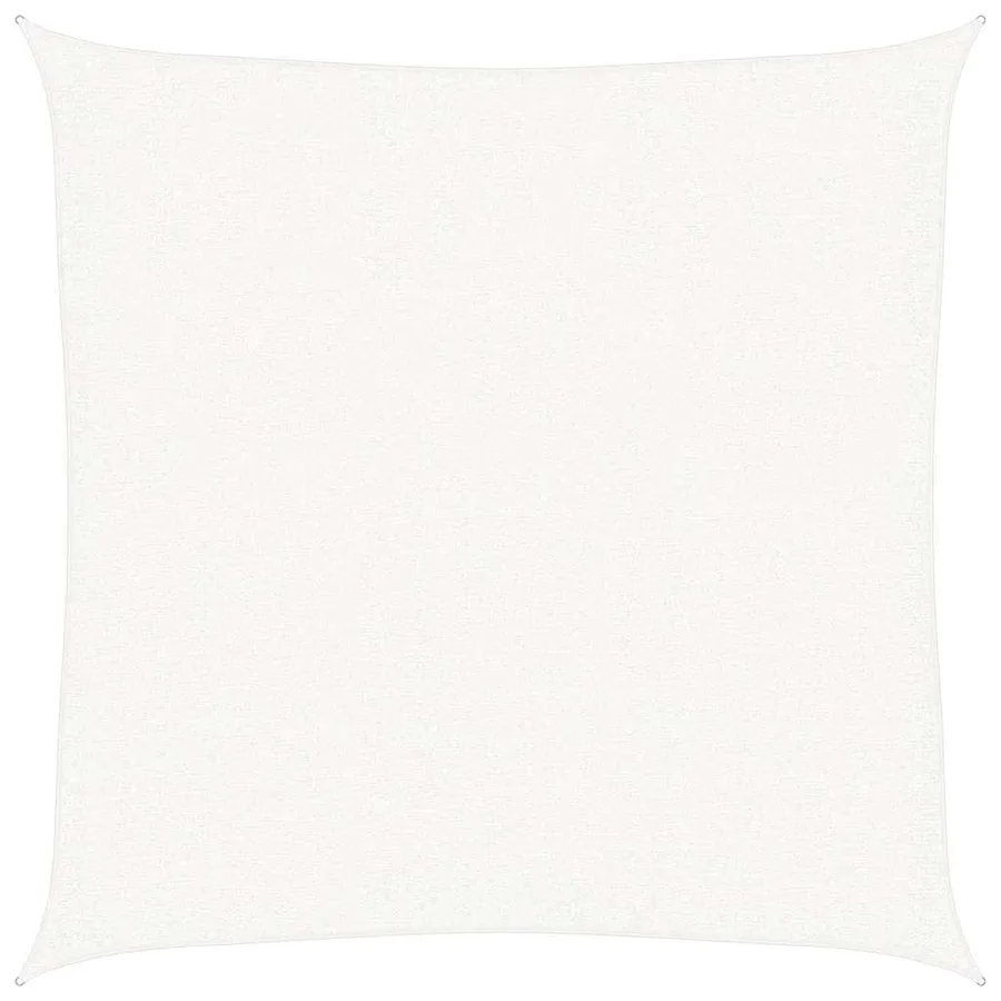 Voile d'ombrage 160 g/m² Blanc 3x3 m PEHD - 2