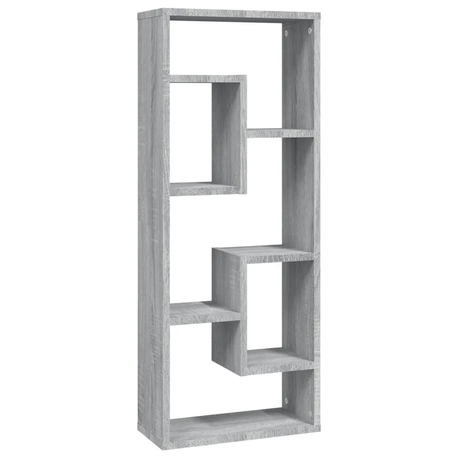 Étagère murale Sonoma gris 36x16x90 cm Bois d'ingénierie - 2