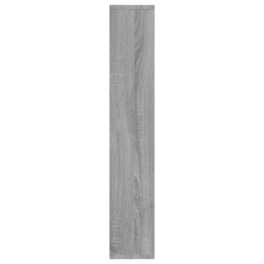 Étagère murale Sonoma gris 36x16x90 cm Bois d'ingénierie - 5