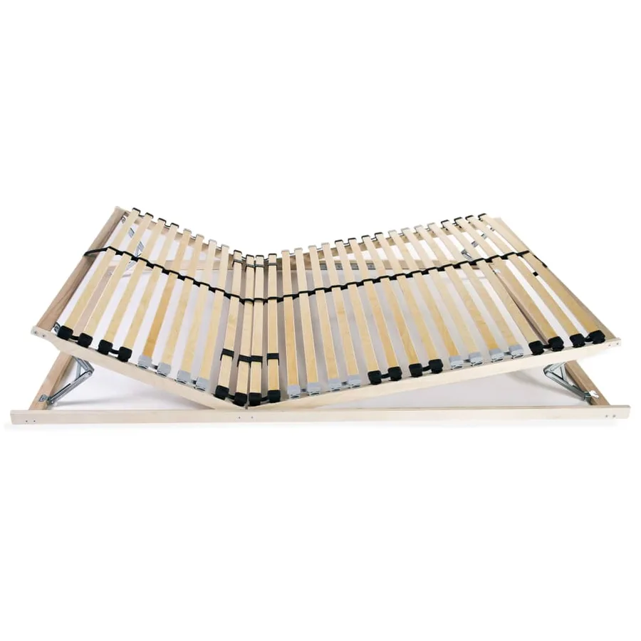 Sommier à lattes sans matelas avec 28 lattes 7 zones 100x200 cm - 4