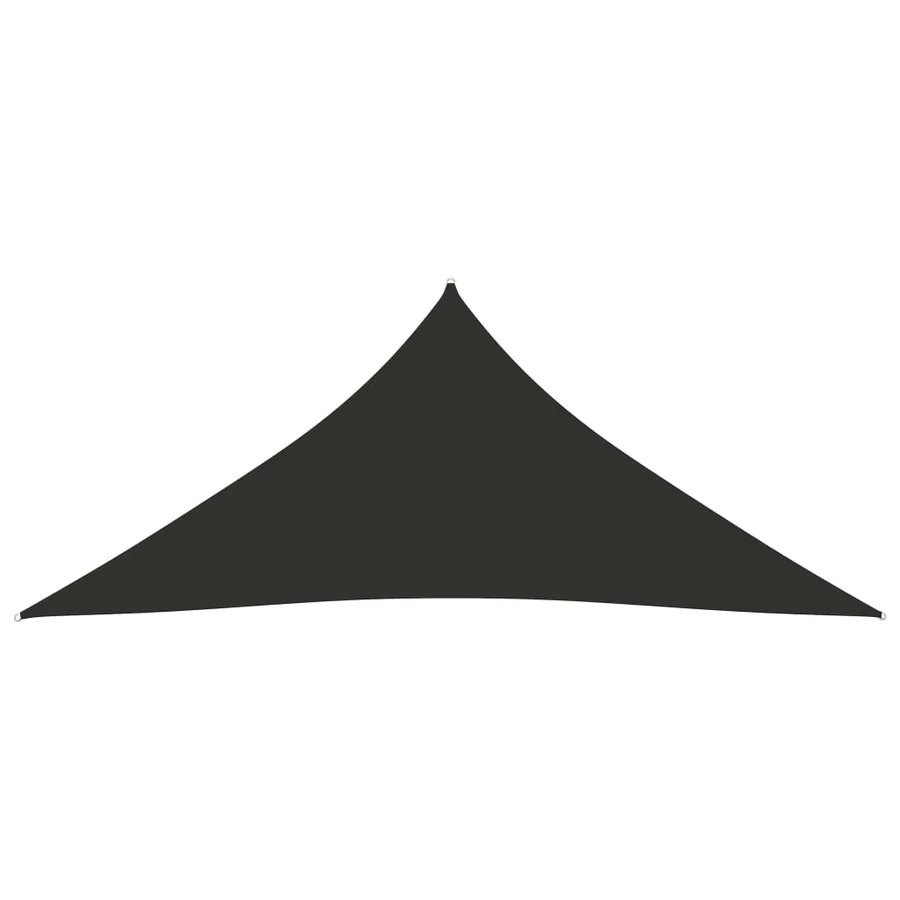 Voile de parasol tissu oxford triangulaire 5x6x6 m anthracite - 3