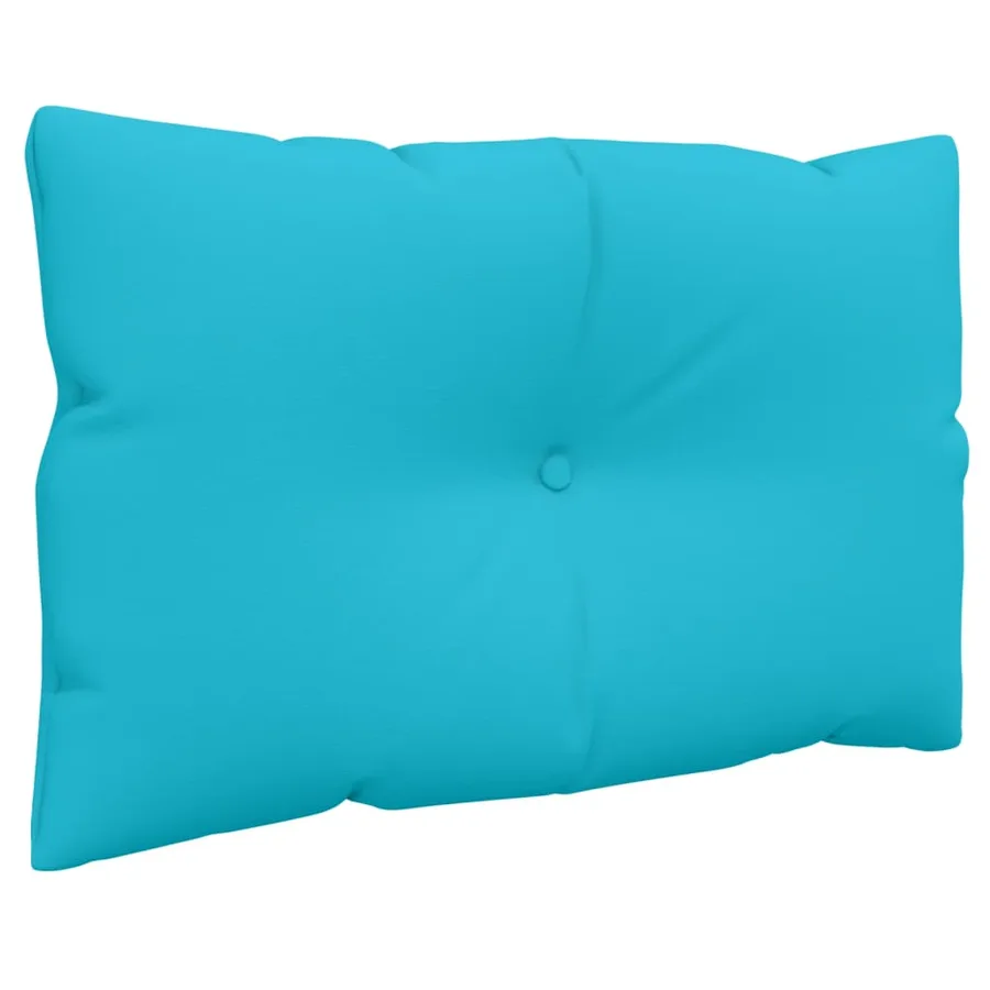 Coussins de palette lot de 2 turquoise tissu Oxford - 5