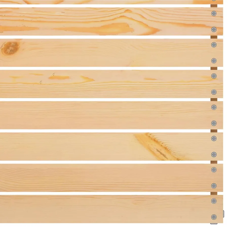 Salon de jardin 4 pcs Bois de pin massif - 6