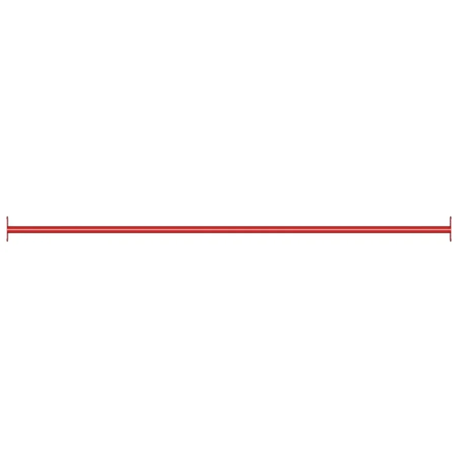 Barre de retournement 125 cm Acier Rouge - 2