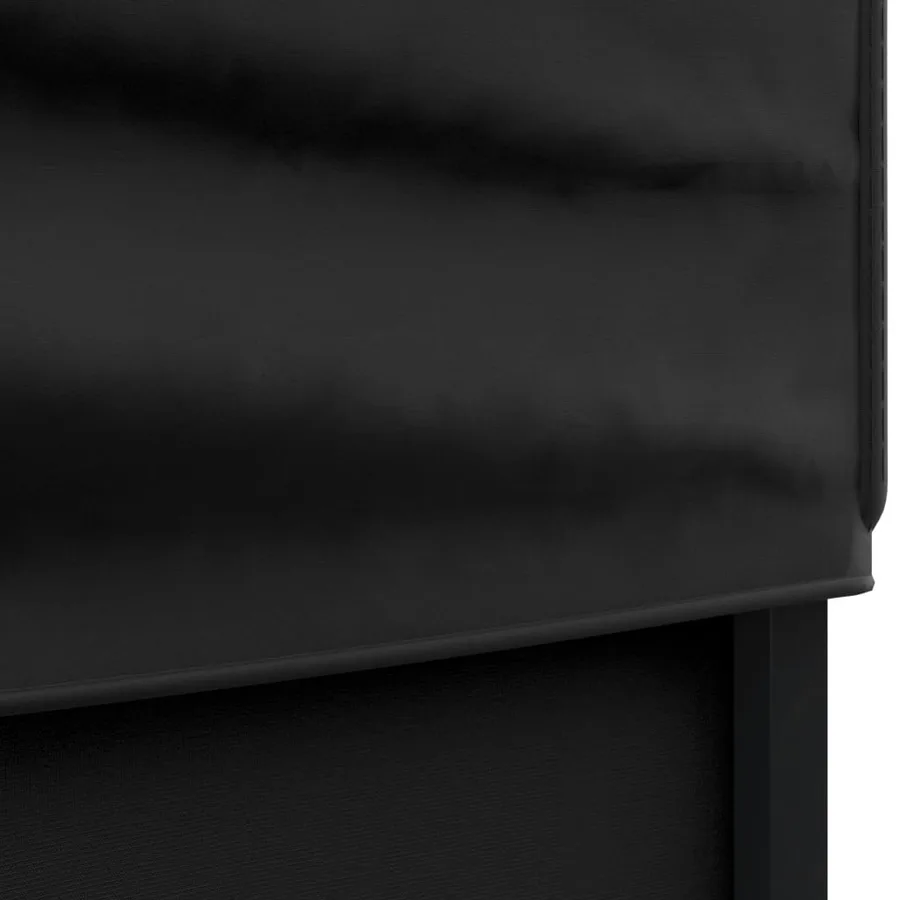 Tente de réception pliable avec parois Noir 3x6 m - 8