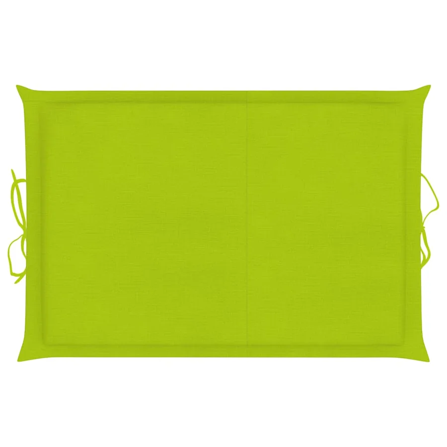 Chaise longue à bascule avec coussin Bois de teck solide - 16