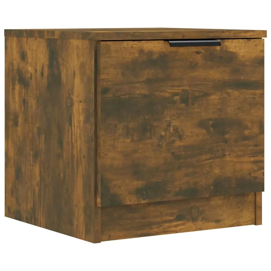 Tables de chevet 2 pcs Chêne fumé 40x39x40 cm - 5