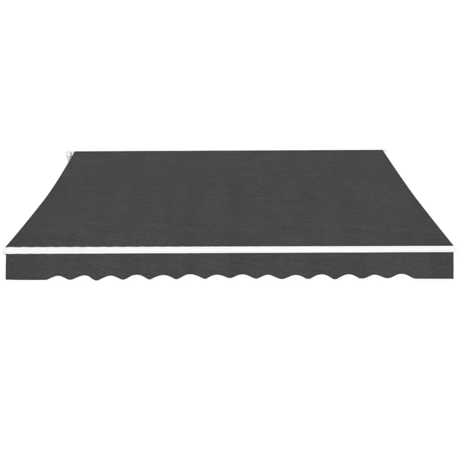 Auvent pliable manuel 400 cm Anthracite - 2